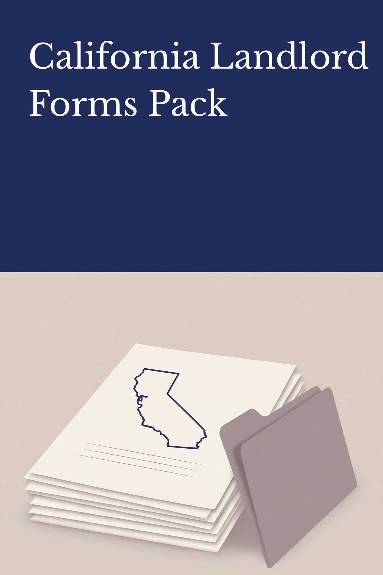 California Landlord Forms Pack cover